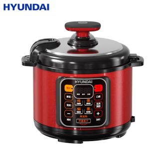 HYUNDAI  电压力锅QT-X5Y50C（双胆）高压电饭锅 智能预约炖汤开盖煮粥多功能锅