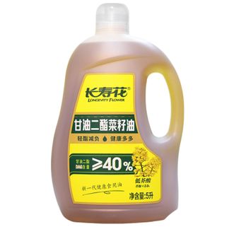 长寿花LONGEVITY FLOWER  40%浓香菜籽二酯食用油 5L