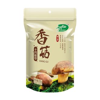 十月稻田  香菇 200g干香菇厚蘑菇冬菇山珍菌菇干货煲汤食材