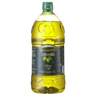 欧丽薇兰  橄榄油1.6L 瓶装食用油高温烹饪炒菜 健康压榨橄榄油