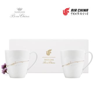 Air China  骨瓷马克杯国航定制款金色套装