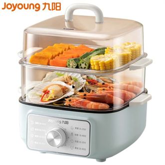 九阳/Joyoung  电蒸锅9.3L多功能家用电热锅304不锈钢电火锅多档火力调节配带蒸笼 ZD20-GE620
