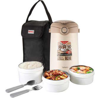 泰福高（TAFUCO）  2.5L保温饭盒T0391 多层保温桶学生便当餐盒