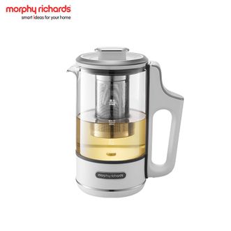摩飞 /Morphy Richards  MR6086  便携养生壶迷你煮茶器烧水壶小型办公室全自动家用 一体式 典雅白 0.6L