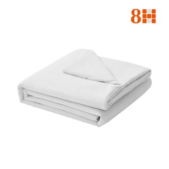 8H  的确凉大豆 夏凉被 180X200CM   夏凉被  空调被 可机洗 夏被 凉感被 薄被子 天空灰  L10