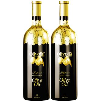 欧丽薇兰 高多酚特级初榨橄榄油750ml*2厨房食用油 欧丽薇兰 高多酚特级初榨橄榄油750ml*2厨房食用油