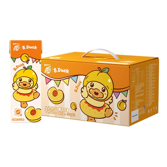 蒙牛  真果粒 黄桃味牛奶饮品 250克*12盒 1箱