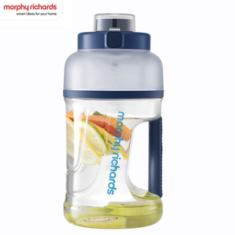 摩飞 /Morphy Richards  榨汁杯大容量运动果汁杯无线充电户外榨汁桶榨汁机小胖吨桶1000毫升轻奢蓝