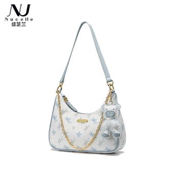 纽芝兰（NUCELLE）单肩包女时尚百搭斜挎包高级感老花腋下包1172052