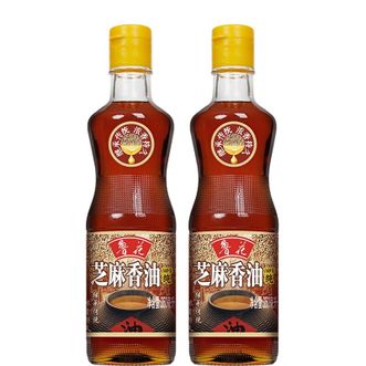 鲁花  芝麻香油350ml*2 香味浓郁 凉拌