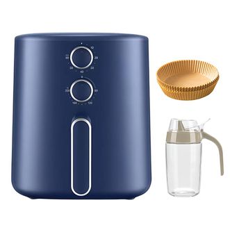 苏泊尔（SUPOR）  （含25张硅油纸+油壶）家用5.5L大容量空气炸锅免翻面大容量家用蒸烤全自动多功能一体机蒸汽嫩炸不沾易清洗 KJ55D705