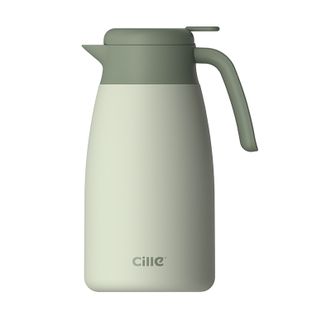 希乐  爱家保温壶大容量304不锈钢保温瓶家用办公暖壶按压式热水壶 2L   XB-22163