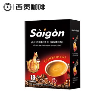 西贡  越南进口猫屎咖啡味306g盒装18杯