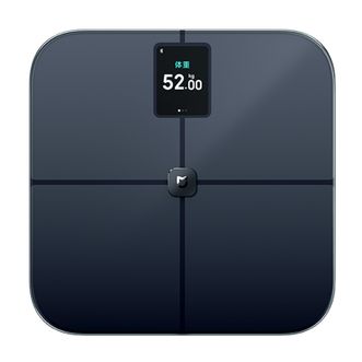 米家  智能体脂秤S400 Pro 深灰色 TFT彩屏交互双接电子秤体重管理 高精准25项身体数据平衡测试 塑形减脂