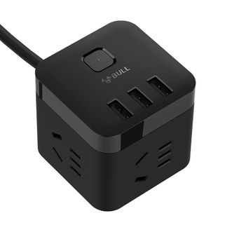 公牛（BULL）  黑色魔方插座3位+3USB GN-U303H