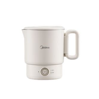 美的/Midea  便携烧水壶电水壶折叠旅行 不锈钢 泡面杯SH07S104