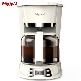 马克西姆MAXIM'S DE PARIS  1.8L泡咖啡机茶饮机泡茶机 速溶咖啡加热机自动保温MKA163（130周年纪念款）米白色