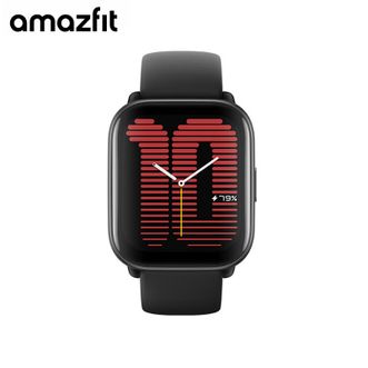 amazfit  华米 智能手表Active 银月黑 42mm  心率监测 血压血氧 跑步游泳运动户外女表 七夕情人节礼物