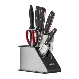 德铂（Debo）  刀具七件套 不锈钢刀具套装 精工淬炼专刀专用 DEP-837