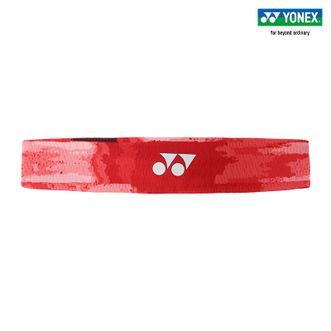 尤尼克斯（YONEX）  AC044CR 运动发带 健身运动羽毛球束发带透气吸汗yy 清新红（4.5X24cm）