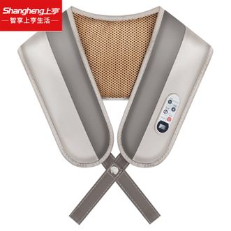 上亨（shangheng）  颈椎按摩器肩颈按摩器捶打按摩披肩按摩器腰部颈部背部多功能按摩器 尊贵款灰色