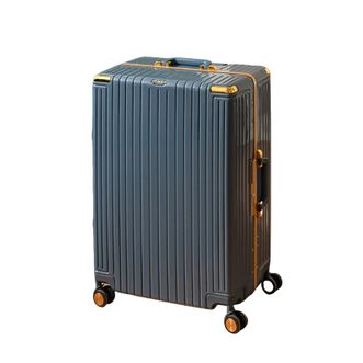 银座  行李箱女高级感铝框结实耐用22寸皮箱拉杆箱男登机万向轮蓝 银座  行李箱女高级感铝框结实耐用22寸皮箱拉杆箱男登机万向轮蓝