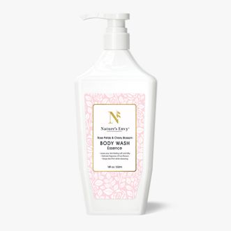 天然之扉(Nature’s Envy)  樱花玫瑰精华沐浴露532ml 花香氛型沐浴乳