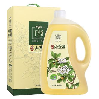 千岁好山茶油 有机油茶籽油5L