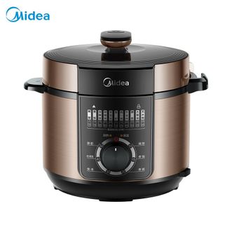 美的/Midea  5L电压力锅家用双胆大容量电压力煲智能电高压锅MY-YL50M132