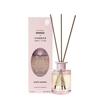 名创优品/MINISO  五星级酒店香系列无火香薰茉莉奶白110mL香氛室内家用香薰
