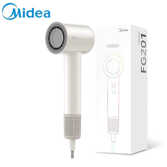 美的/Midea  电吹风1600W大功率便携吹风机恒温护发高速涡轮风叶FG201