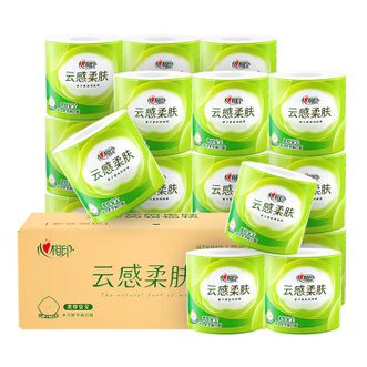 心相印 云感柔肤卫生纸4层110gx30卷 卷筒纸 厕纸 心相印 云感柔肤卫生纸4层110gx30卷 卷筒纸 厕纸