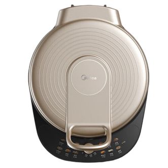 美的/Midea  下盘可拆洗多功能1800W大火力烙饼机 JKC34S01 旋钮调温
