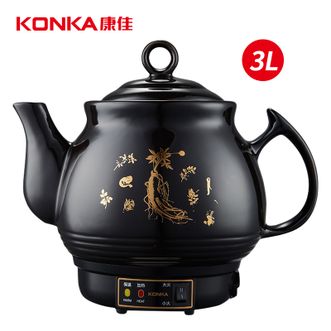 康佳/Konka  养生壶3L煎药壶中药壶熬药罐耐高温陶瓷炖药锅中药煲药膳壶