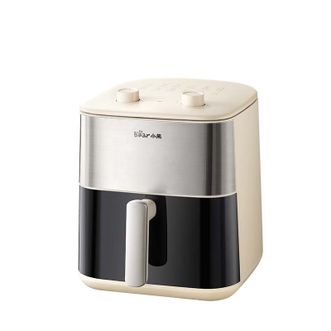 小熊/Bear  空气炸锅 6.2L全自动 不用翻面 家用大容量 可视 蒸汽嫩烤 烤炸一体机 精准控温 金属内腔 QZG-H16Q3