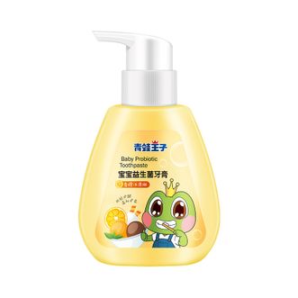 青蛙王子宝宝益生菌牙膏（香橙冰淇淋）140g