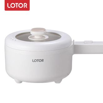 LOTOR  电煮锅  1.6L多功能锅宿舍小煮锅家用双档调温电火锅电炒锅防干烧保护 17C