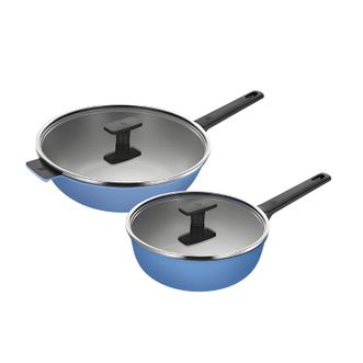 WMF  晶耀系列不易粘煎炒锅具2件套