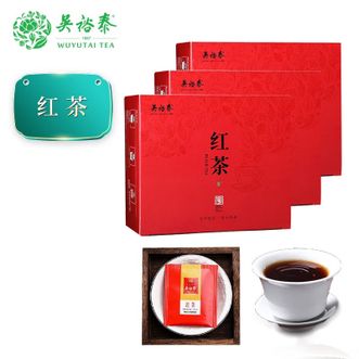 吴裕泰  红茶双室袋泡茶100g/盒（2g/袋*50袋）*3盒