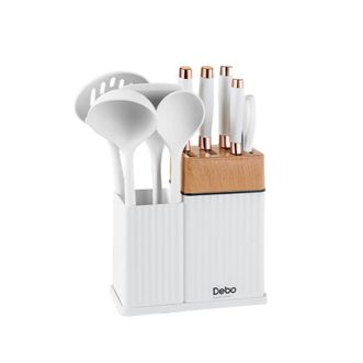 德铂（Debo）  不锈钢刀具套装 多用刀具10件套 专刀专用整齐收纳 DEP-952