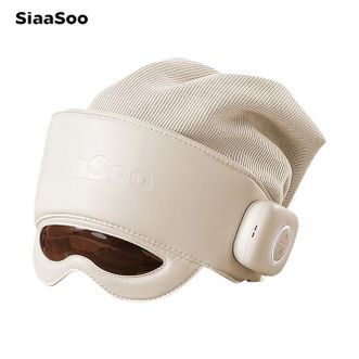 象术（siaasoo）  头部按摩器按摩仪头眼颈一体式睡眠仪睡眠神器热敷眼部眼罩睡眠按摩仪 H1