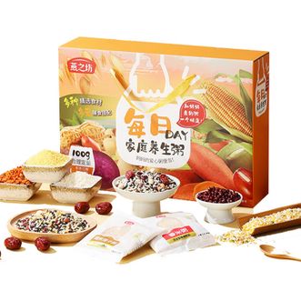 燕之坊  30日家庭养生粥礼盒升级装 10款不同口味 30袋小包装 精心配比粥料 五谷杂粮营养早餐