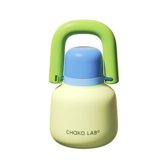 和序 chakolab  开挂壶不锈钢吸管杯保温保冰水杯-青苹果（蓝绿）820ml