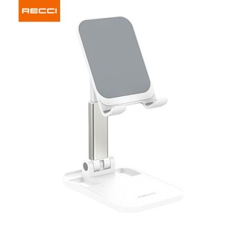 RECCI  桌面手机支架折叠收纳灵巧便捷自由升降多角度调节 RHO-M10白色