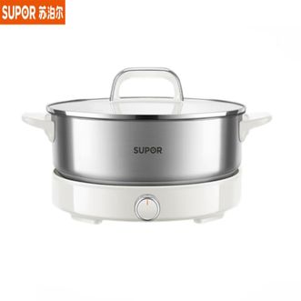 苏泊尔（SUPOR）  不锈钢电火锅H40YKX57 电煮锅 火锅专用锅 家用多功能分体式电热锅 涮肉打火锅4L多用途锅