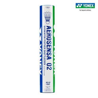 尤尼克斯（YONEX）  羽毛球 AS-02EX 12个装yy 比赛用球室内室外训练稳定羽毛球