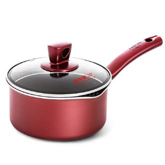 炊大皇（COOKER KING）  16cm奶锅不粘锅小汤锅泡面锅煮奶锅婴儿辅食锅热奶锅电磁炉明火通用WG14290