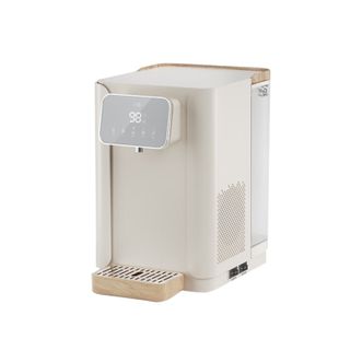 小质  台式冷热饮水机  桌面速热茶吧机  迷你智能饮水器  冲泡奶神器  T8  米白色