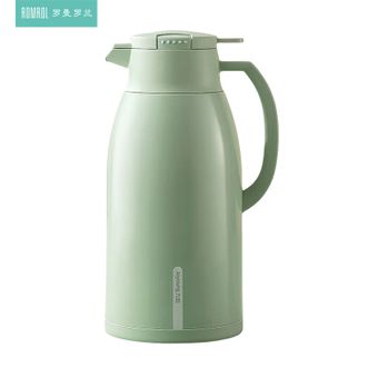 九阳/Joyoung  白胆保温壶1.6L 家用大容量保温水壶玻璃内胆暖水壶学生宿舍热水瓶办公室热水壶 豆蔻绿