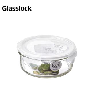 GLASSLOCK  保鲜盒冰箱收纳盒玻璃饭盒密封耐热耐摔泡面碗进口圆形 720ml